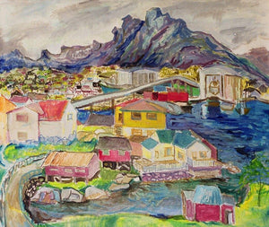 ©1979, Amy Berg, Spjelkavik, Norway. Oil on canvas, 21 5/8 x 26 3/8 in. (55 x 67 cm).