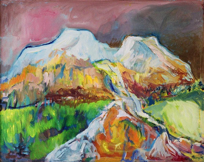 ©1995, Amy Berg, Muritunet, Norway. Oil on canvas, 18 x 22 in. (46 x 56 cm).